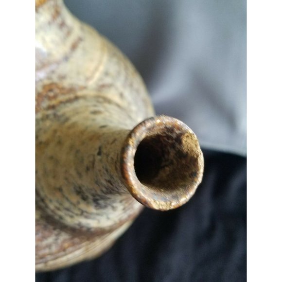 Vintage 1970's Carla Dunaway early Studio Pottery Tea Pot 10" high signed - Picture 4 of 10